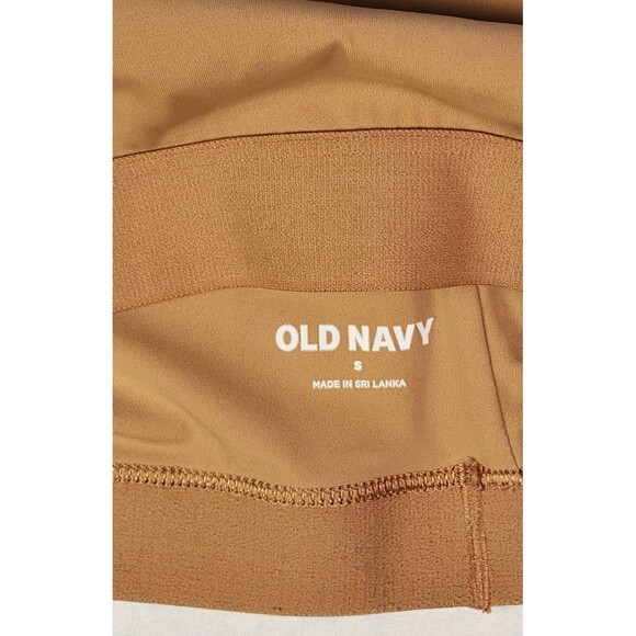 Old Navy Sports Bra Small Brown Light Everyday Basic Stretch - Picture 3 of 4
